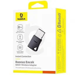 Bluetooth адаптер Baseus BA04+ (A10082600121) Black - мініатюра 3