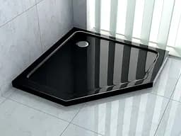 Душовий піддон Rea Diamond black 90x90 REA-K8543, Чорний - мініатюра 3