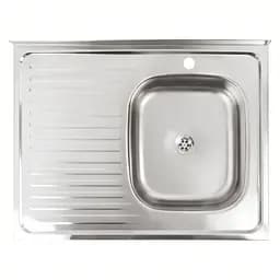 Кухонна мийка з нержавіючої сталі Platinum 8060 R (0,4/120 мм), Нержавіюча сталь