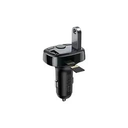 FM модулятор Baseus T Shaped S-09A 2 х USB Type-A, microSD Black (CCMT000001) - мініатюра 4