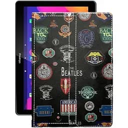 Чехол StatusCASE из экокожи для планшета Prestigio Muze 3231 4G Битлз