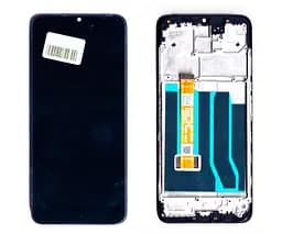 Дисплей Xiaomi Redmi Note 9 Pro, Redmi Note 9S, синій, з широким обідком, з рамкою, , In-Cell
