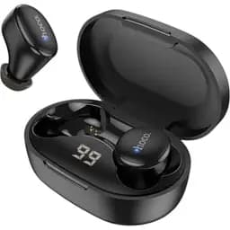 Бездротові навушники Hoco EW11 Melody True Wireless Bluetooth Headset кейс з дисплеєм чорні