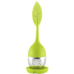 Ситечко Gipfel для заварювання чаю 15х4х4.4 см зелене (9915)