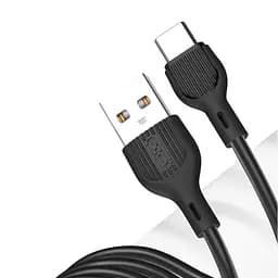 Кабель XO NB200 USB cable for Type-c 2.1A/2 м Чорний
