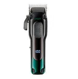 Машинка для стрижки (clipper) VGR V-013, 8 насадок, Green