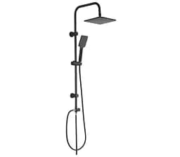 Душова система з тропічним душем Zegor WKT-1900YB без змішувача Чорний 30412