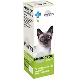 Краплі для котів та собак зовнішнього застосування ProVET Мікостоп протигрибковий препарат 30 мл (PR020031)