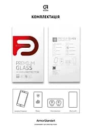 Захисне скло для Samsung Galaxy A03 (A035) Xiaomi Redmi A1/A1+ Poco C50, Icon, 2.5D загартоване скло, повне проклеювання, глянсове, удароміцне, з олеофобним покриттям, сумісне з чохлами, міцність 9H, проста установка, ArmorStandart (ARM62812) - мініатюра 5
