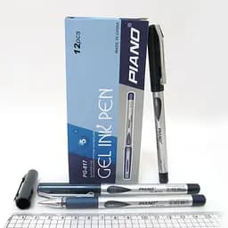 Ручка гелевая Piano, синяя, 817-PG_BL