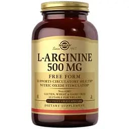Аминокислота Solgar L-Arginine 500 mg, 250 вегакапсул