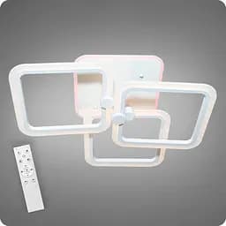 Люстра светодиодная 517 Light 3color с пультом 96Вт Белый (01841)