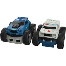 Машинка іграшкова Revolt Rescue Racers на радіокеруванні двостороння сіро-синя (TG1009BLUE)