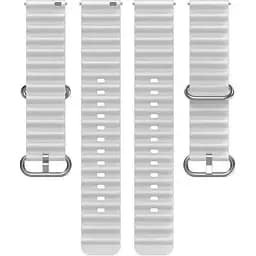 Універсальний ремінець для смарт-годинників Ocean Band 20mm Light Grey [122652] - мініатюра 3