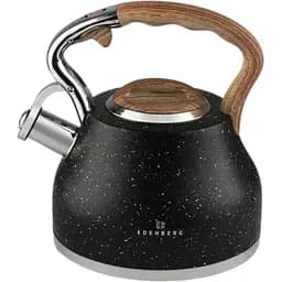 Чайник Edenberg EB-8843 з мармуровим покриттям та тришаровим капсульним дном 3 л Black
