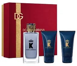 Набор Dolce Gabbana K 100 мл туалетная вода, 50 мл гель для душа, 50 мл бальзам после бритья