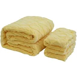 Набір текстилю Soho Romance Cream ковдра 200х220 см + 2 наволочки 50х70 см (Set carpet+ pillow Cream)