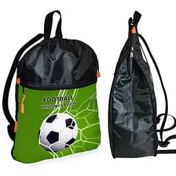 Рюкзак-мешок для школы с футбольным мячом детская сумка для обуви и спортивной одежды (01461)