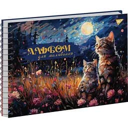 Альбом для малювання Yes Cats А4, 30 аркушів спіраль в асортименті (130572) - мініатюра 2