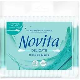 Ватные палочки Novita Delicate 200 шт.