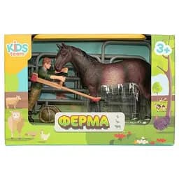 Дитячий іграшковий набір Ферма Kids Team Q9899-X3_2 кінь з парканом