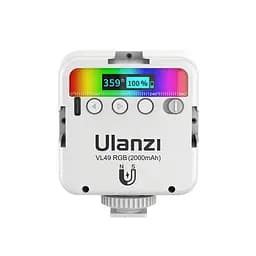 Відеосвітло Ulanzi VL49 Rechargeable Mini RGB Light 6W White (2586) (2586) - мініатюра 2