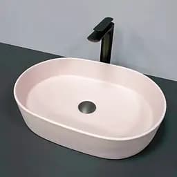Умивальник VBI Verona 50 pink matt накладний VBI-011316, Цветной - мініатюра 3