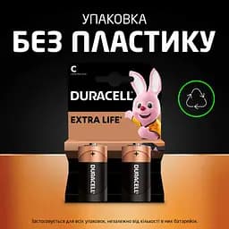 Батарейки Duracell LR14 (C) 1.5V 2 шт. (АРТ5114) - мініатюра 3