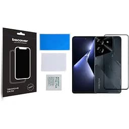 Захисне скло BeCover для Tecno POVA 5 (LH7n) Black (710031) - мініатюра 2