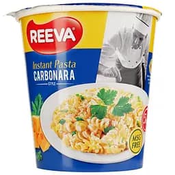 Макароны быстрого приготовления Reeva со вкусом Карбонара, 70 г (930316)