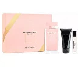 Набір Narciso Rodriguez For Her 100 мл парфумована вода + edp 10 мл + 50 мл Лосьйон для тіла