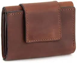 Кожаный женский кошелек Grande Pelle 10х8х2 см acs0024520