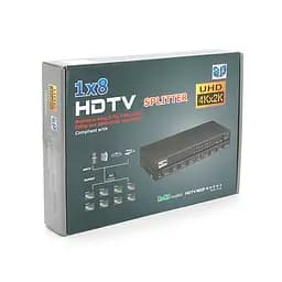 Активний HDMI сплітер Voltronic 1=>8 порту, 3D, 1080Р, 4Kx2K, 1,4 версія, DC5V/2A Q20, Box - мініатюра 2