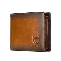 Мужской кожаный кошелек BULL 12х10х1.5 см acs0029243