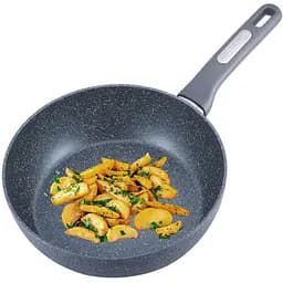 Сковорода-сотейник с гранитным покрытием Kamille 26 см Черная 000274978