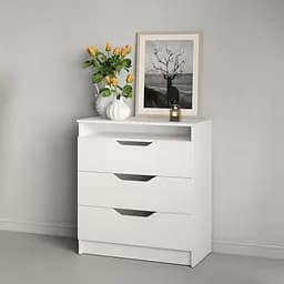 Комод в спальню MebelStar 800 Лилу 81x40x89 см Аляска белый (MBS-1301)