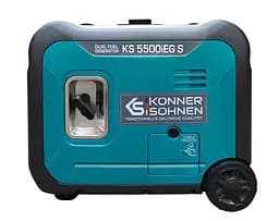 Інверторний генератор газ/бензин Konner&Sohnen 5/5.5 кВт KS 5500iEG S - мініатюра 2