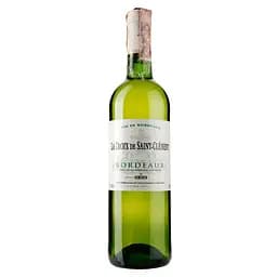 Вино De Mour La Croix de Staint Clement Bordeaux Blanc, белое, сухое, 12,5%, 0,75 л (DLR12580)
