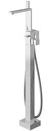 Смеситель для ванны напольный Kohlman Excelent chrome QF1165H Хром