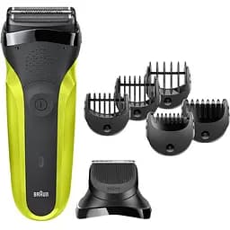 Электробритва Braun 300BT Series 3 black/green (6587832)