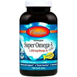 Супер Омега-3 Carlson Super Omega-3 норвежская 180 капсул