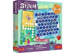 Настольная игра Trefl Лудо 2 в 1. Лило и Стич (Ludo 2 in 1: Lilo & Stitch) (02656)