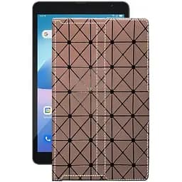 Чохол StatusCASE з екошкіри для планшету Blackview Tab 6 2021 Коричневий ромб