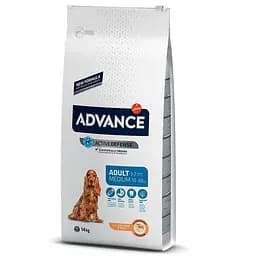 Сухий корм для дорослих собак середніх порід Advance (Едванс) Adult Medium з куркою та рисом 14 кг
