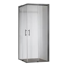 Душевая кабина без поддона Koer SR SC03-90x90x200 -TR-07 прозрачное стекло Easy Clean 6 мм, графит KR5359, Универсальная, прозрачная, графит