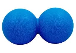 Массажный мячик EasyFit TPR двойной 12х6 см синий (EF-2175-BL)