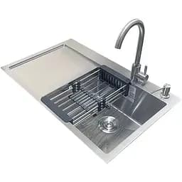 Комплект мийка + змішувач Romzha Caravela 78R (A)