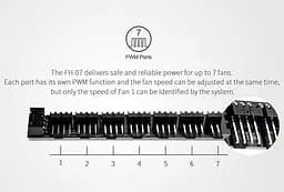 Хаб для вентиляторів PWM ID-Cooling FH-07 - мініатюра 5
