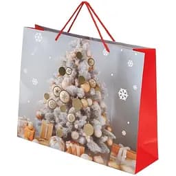 Пакет подарунковий новорічний DW0510X139 Різнокольоровий (NY)