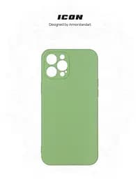 Чехол ArmorStandart ICON для Apple iPhone 12 Pro Max с крышкой камеры, мятный (ARM57506) - мініатюра 3